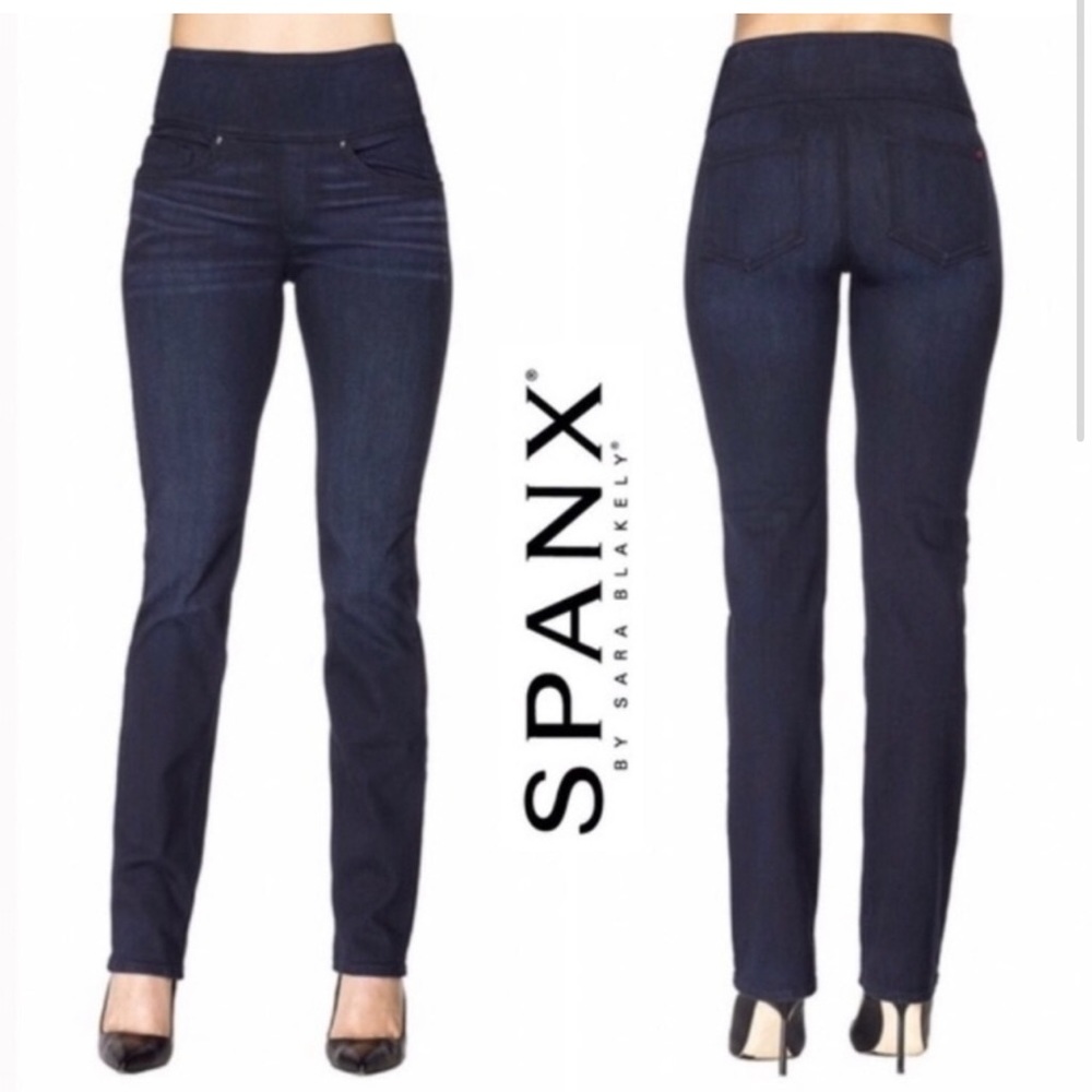 Spanx Jeans The Signature Straight Side Zip